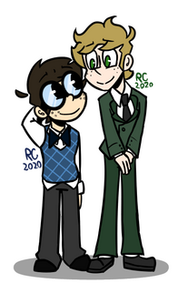 Melvin and Oliver - Character design